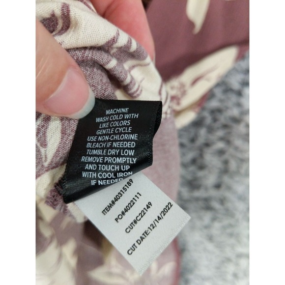 TORRID Crinkle Gauze Scoop Neck Floral Top SZ 1 Emma Ruffle Tropical Coastal - Picture 7 of 7